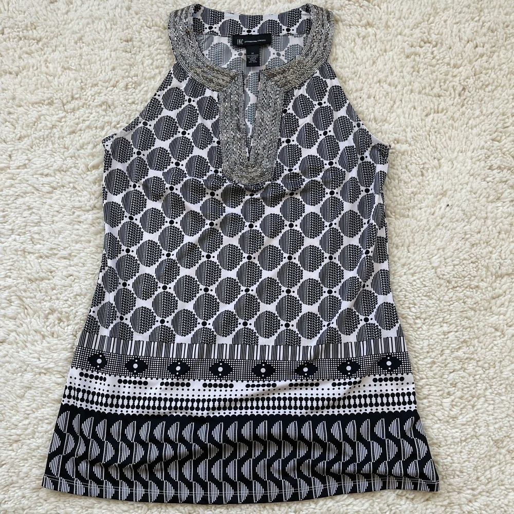 International Concepts beaded top